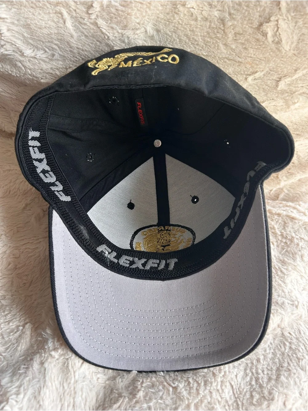 Guerrero Black Cap with Gold Embroidered Patch